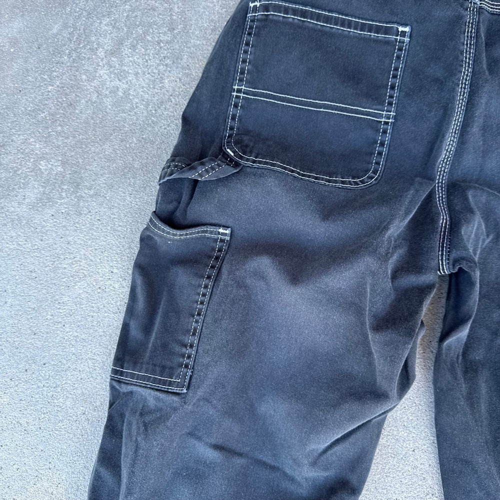Dickies Women Black Carpenter Pants 27R - Picture 9 of 12